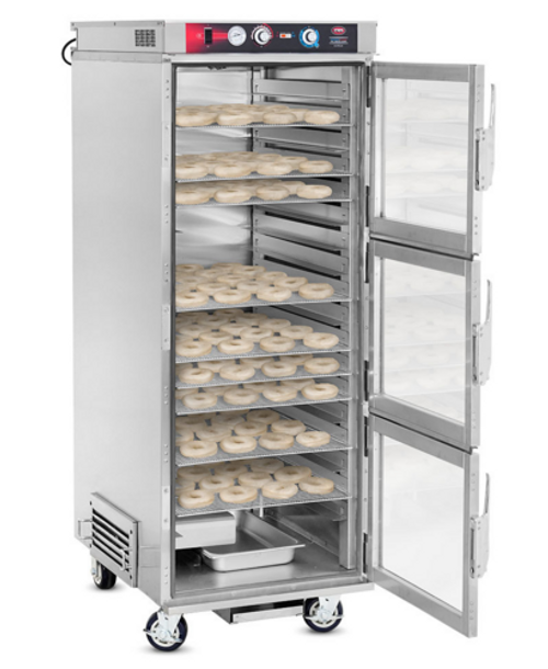 FWE ETC-2333-18PH 74.5" H Stainless Steel Full Height 1 Section Proofer or Heater Cabinet - 120 Volts