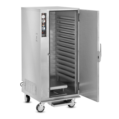 FWE ETC-1826-28PH 61" H Stainless Steel Full Height 1 Section Proofer or Heater Transport Cabinet - 120 Volts