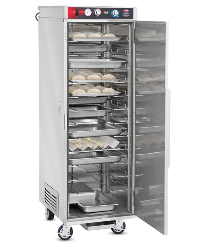 FWE ETC-UA-12PH 70.25" H Stainless Steel Full Height 1 Section Mobile Proofer or Heater Cabinet - 120 Volts