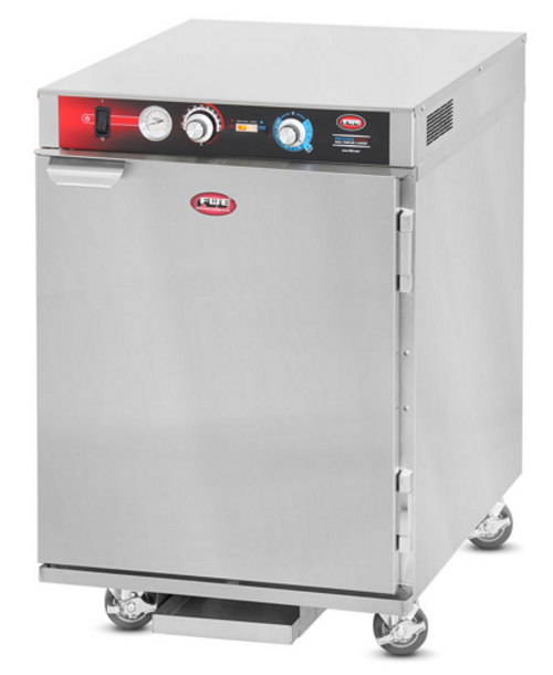 FWE ETC-UA-4PH 4 Pairs Stainless Steel Non-Insulated Mobile Undercounter Proofer or Heater Cabinet - 120 Volts