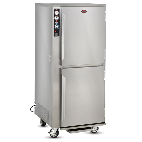 FWE PHU-12 69.25" H Stainless Steel 1 Section Mobile Proofer or Heated Cabinet - 120 Volts