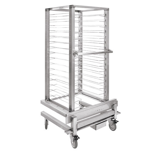 Cres Cor ROR201UA16D 35.63" W Single Stainless Steel Roll-In Rack