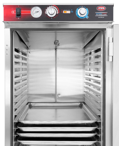 FWE ETC-1826-34PH 70" H Stainless Steel Full Height 1 Section Proofer or Heater Transport Cabinet - 120 Volts