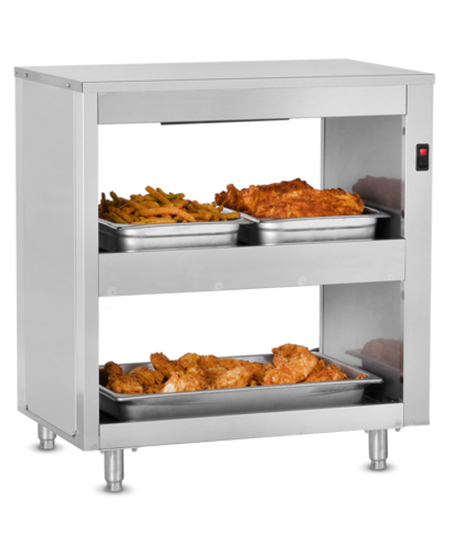 FWE HHS-IR-2-1220-2 24.75" W Stainless Steel Infrared Heated Holding Shelves - 120 Volts