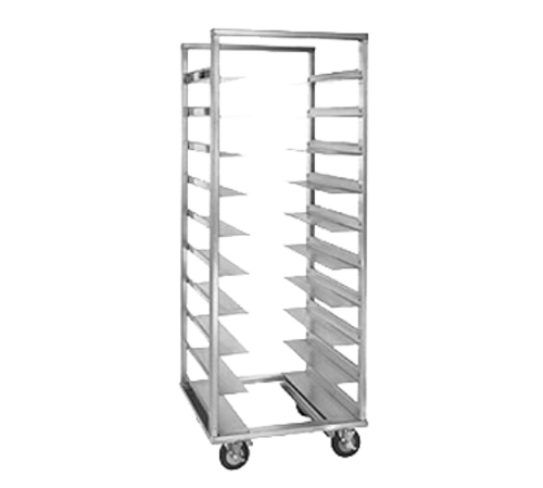 Cres Cor 22072420A 55.13" W Aluminum Double Compartment Mobile Tray Rack