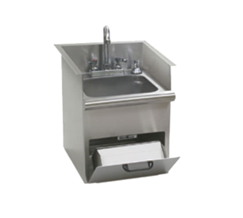 Eagle Group HWB-E 16.5" W Stainless Steel One Compartment Drop-In Hand Sink