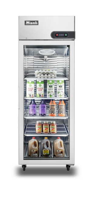 Migali C-1RG-HC 21.4 Cu. Ft. Stainless Steel One-Section Reach-In Competitor Series Refrigerator - 115 Volts