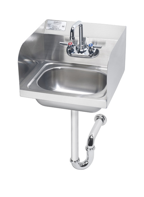 Krowne HS-5 15 - 3/4" x 15 - 1/4" Wall Mounted Hand Sink