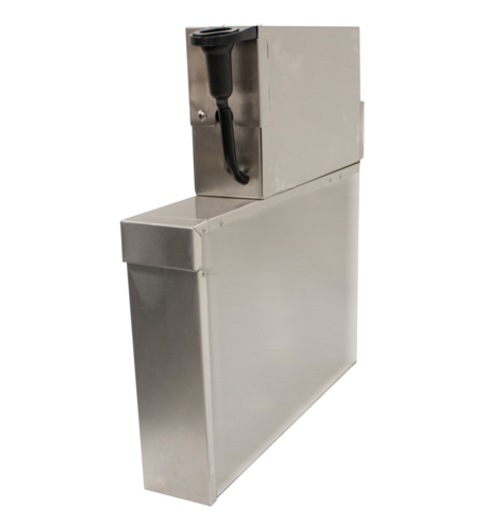 Advance Tabco CRSH-6 6" W x 21" D x 36" H Stainless Steel Underbar Basics Soda Gun Holder