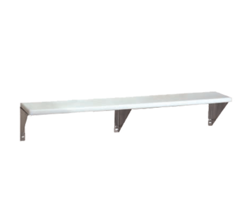 Advance Tabco TCB-3-12 47.13" W x 12" D Plastic Shelf with Cutting Board