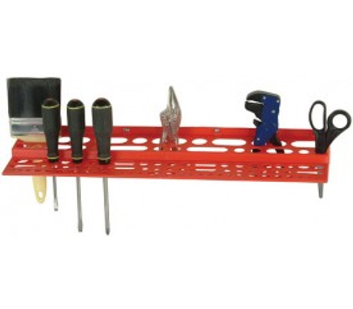 Quantum TR-96 24.13" W x 6" D x 2.75" H Red Tool Rack