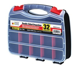 Quantum ORG80322 12.25" L x 10.25" W x 3" H Double Sided Organizer