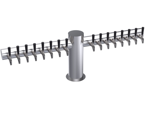 Krowne KMT-16S 16 Faucets Stainless Steel Countertop Krowne Max-T Style Tower
