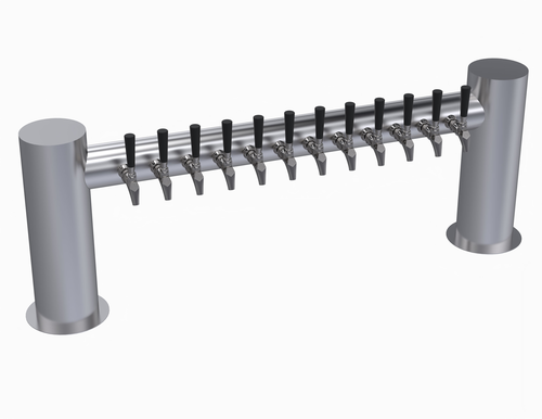 Krowne KMH-12S 12 Faucets Stainless Steel Countertop Krowne Max-H Style Tower