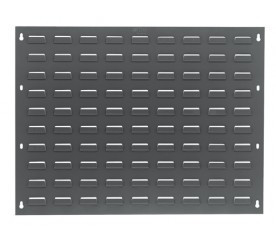 Quantum QLP-2721 27.75" L x 21" H Gray Enamel Heavy Duty 16 Ga. Steel Louvered Panel