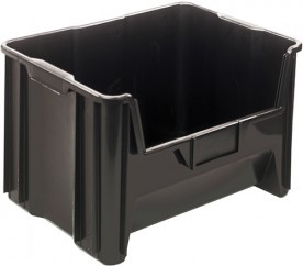 Quantum QGH700BR Black Polypropylene Container