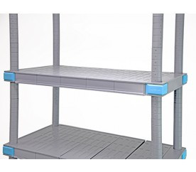 Quantum QPLH47C 47.5" L Clear Label Holder for Use with 54" D Millenia Shelves