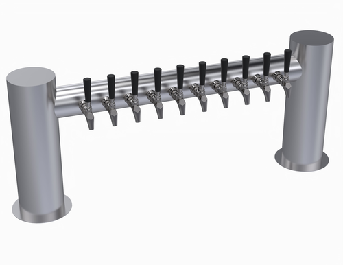 Krowne KMH-10S 10 Faucets Stainless Steel Countertop Krowne Max-H Style Tower