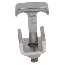 Quantum QSMC Aluminum Finish Solid Shelf Clamp