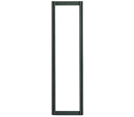 Quantum QTF70 70" H Black Powder Coated Steel Tip Out Bin Frame