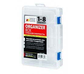 Quantum QB600 6.75" L x 4.75" W x 2.25" H Compartment Storage Box