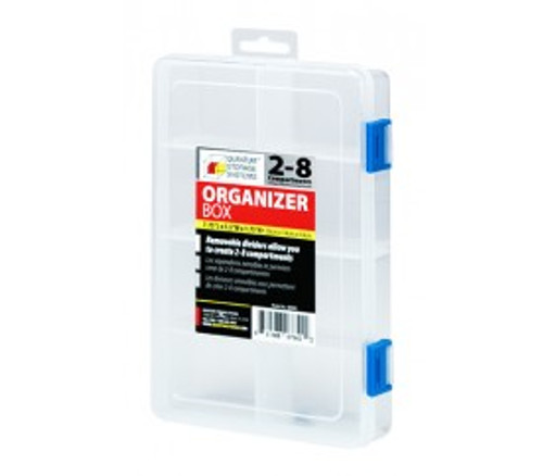 Quantum QB400 7.75" L x 5.5" W x 1.75" H Compartment Storage Box