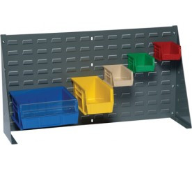 Quantum QBR-3619 36" L x 8" W x 19" H Gray Enamel 16 Ga. Steel Bench Rack