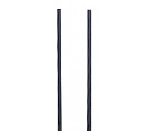 Quantum QTR70 70" H Black Powder Coated Steel Tip Out Bin Rails