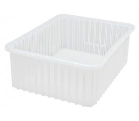 Quantum DG93080CL 22.5" L x 17.5" W x 8" H Clear Dividable Grid Container
