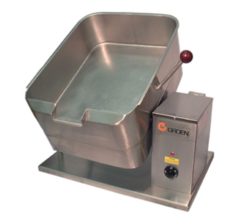 Groen TD/FPC 10 Gal. Stainless Steel Electric Countertop Braising Pan - 208 Volts