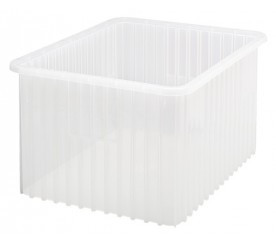 Quantum DG93120CL 22.5" L x 17.5" W x 12" H Clear Dividable Grid Container
