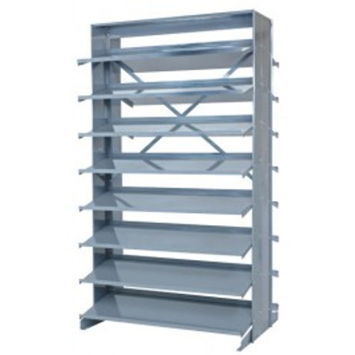 Quantum QPRD18-6 36" W x 36" L x 63.5" H Sloped Double Sided Pick Rack