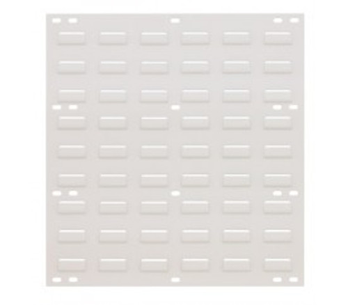 Quantum QLP-1819HC 18" L x 19" H Oyster White Enamel Heavy Duty 16 Ga. Steel Louvered Panel