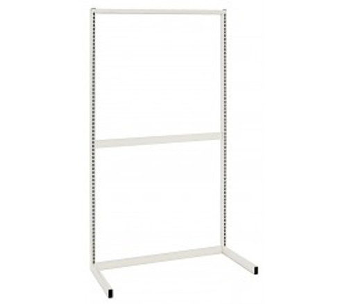 Quantum WS70-SS36HC 36" W x 26"D x 70" H White Finish Single Sided Partition Wall Starter Unit