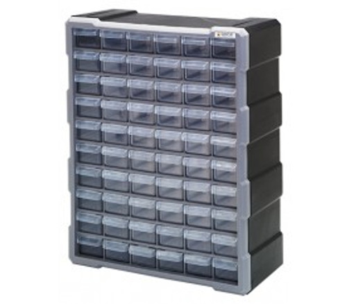 Quantum PDC-60BK 6.25" L x 15" W x 18.75" H Plastic Drawer Cabinet