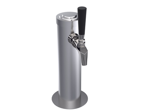 Krowne KSC-1S 1 Faucets Stainless Steel Countertop Krowne Single Faucet Column Tower