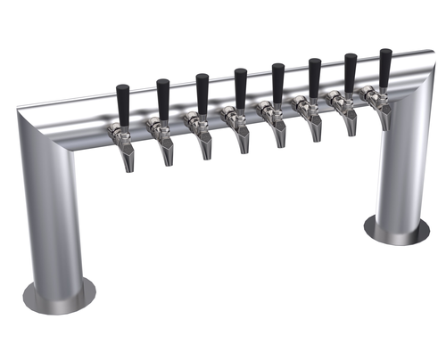 Krowne KPTU-8S 8 Faucets Stainless Steel Countertop Krowne Pass-Thru Tower