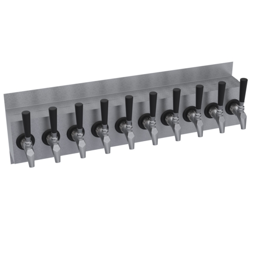 Krowne KWM-10S 10 Faucets Stainless Steel Wall Mount Krowne Wall Mount Tower