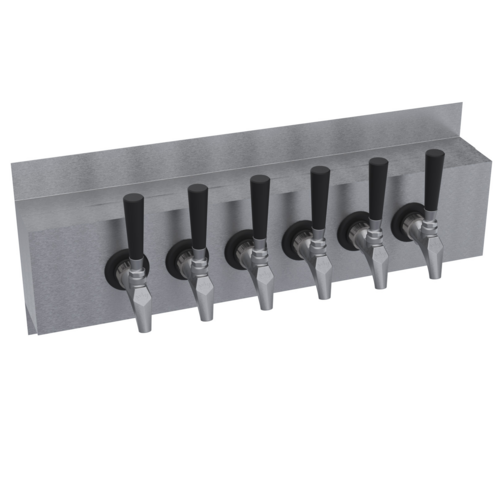 Krowne KWM-6S 6 Faucets Stainless Steel Wall Mount Krowne Wall Mount Tower