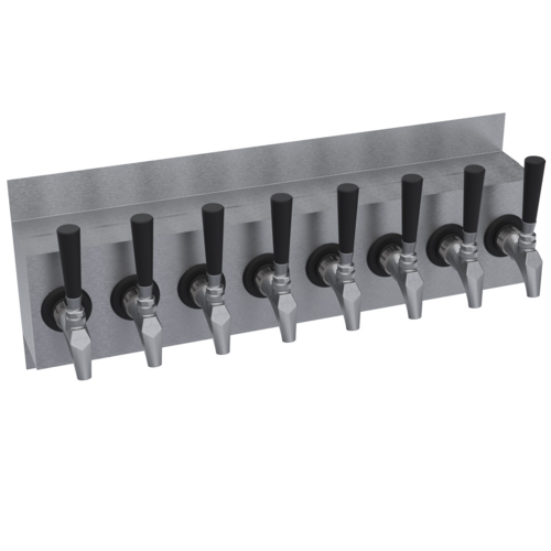 Krowne KWM-8S 8 Faucets Stainless Steel Wall Mount Krowne Wall Mount Tower