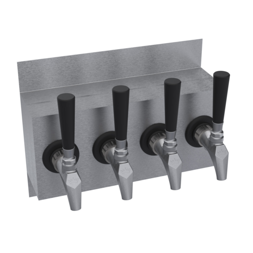 Krowne KWM-4S 4 Faucets Stainless Steel Wall Mount Krowne Wall Mount Tower