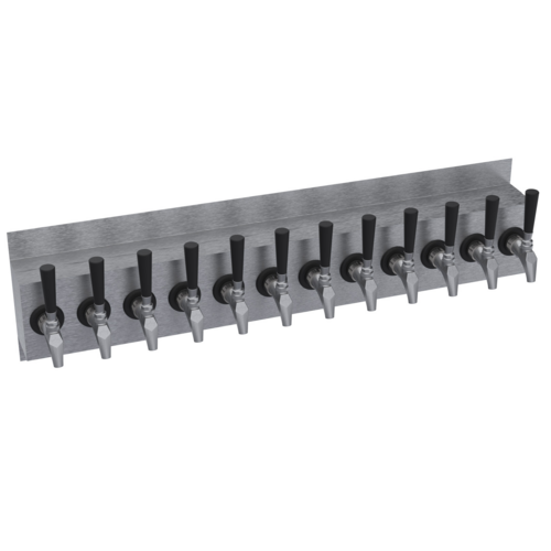Krowne KWM-12S 12 Faucets Stainless Steel Wall Mount Krowne Wall Mount Tower