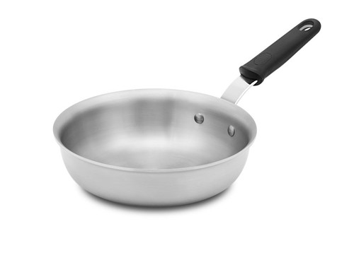 Vollrath 722130 3 Quart Stainless Steel and Aluminum Tribute 3-Ply Saucier Pan