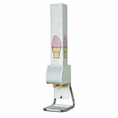 Dispense-Rite BCDS-BFL 6" Max. Ice Cream Cone Dispenser Stand for Boxed Cones