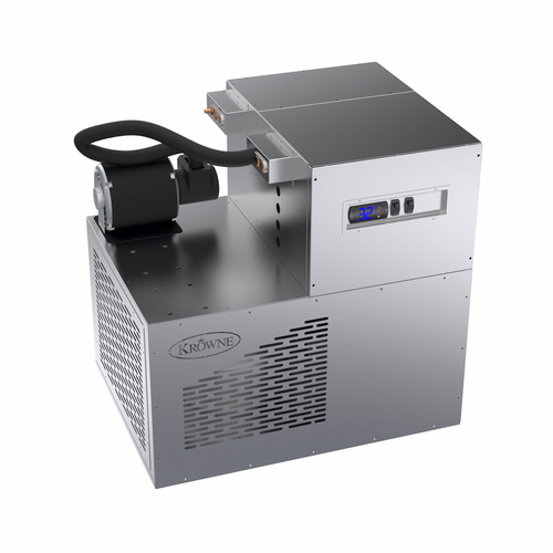 Krowne KPP75-1 MasterTap Stainless Steel Air-Cooled Draft Beer System Power Pack with 1 Pump - 120 Volts, 3/4 HP