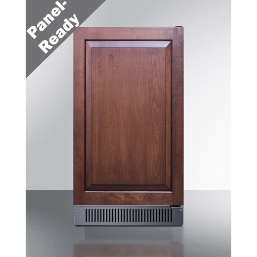 Summit BIM182ADAIF 18" W Stainless Steel Water Cooled Built-In Icemaker - 115 Volts