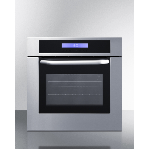 Summit SEW24SSX 24" W Stainless Steel Electric Built-In Wall Oven - 240 Volts