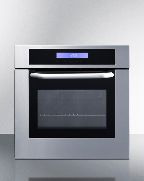 Summit SEW24SSX 24" W Stainless Steel Electric Built-In Wall Oven - 240 Volts