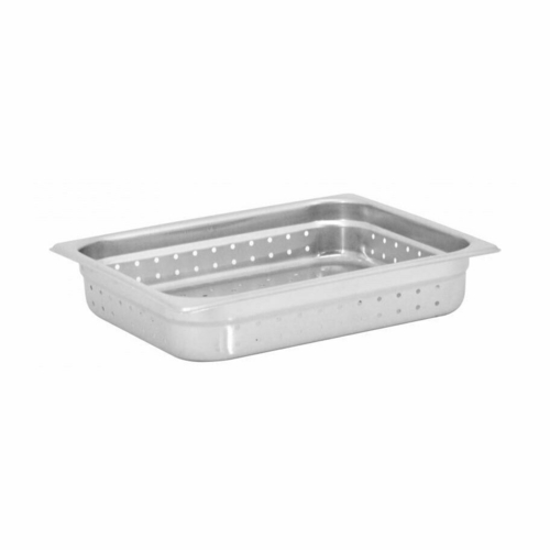 Omcan USA 85200 2.5" Deep 25 Ga. Stainless Steel Perforated Half Size Steam Table Pan