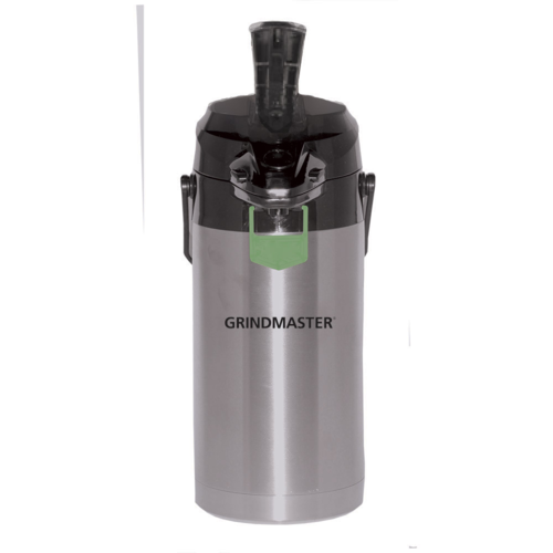 Grindmaster-UNIC-Crathco 7000-20000 2.5 L. Stainless Steel Black Top Lever Airpot